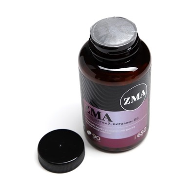 ЗМА комплекс ZMA, B6 цинк магний бустер тестостерона, 90 капсул